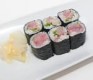 yellowtail with scallion maki <img title='Consumption of raw or under cooked' src='/css/raw.png' />